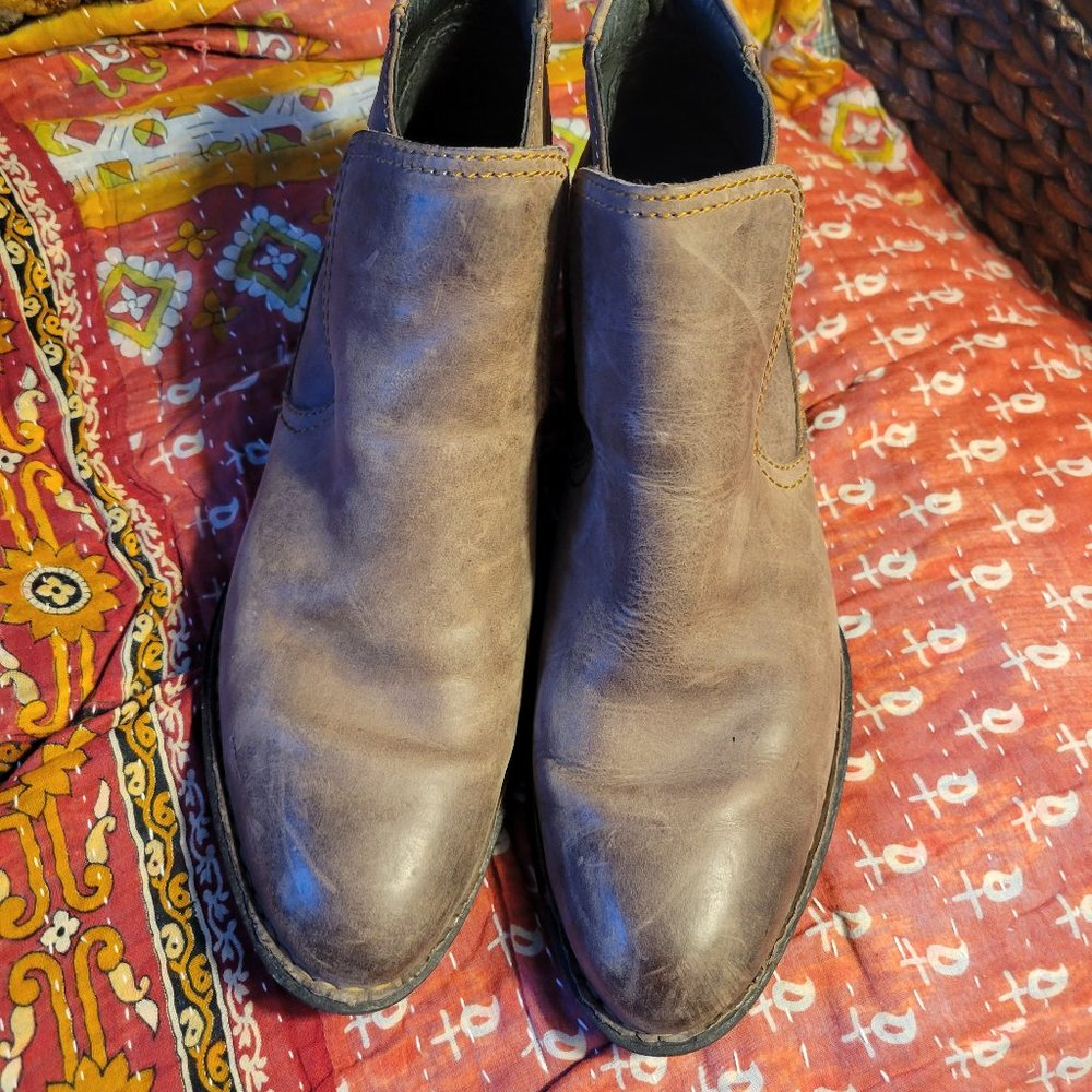 Born Leather Booties